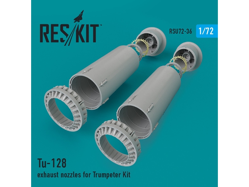 Tu-128 Exhaust Nozzles For Trumpeter Kit - zdjęcie 1 Tu-128 Exhaust Nozzles For Trumpeter Kit - zdjęcie 1