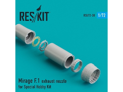 Mirage F.1 Exhaust Nozzle For Special Hobby Kit - zdjęcie 1