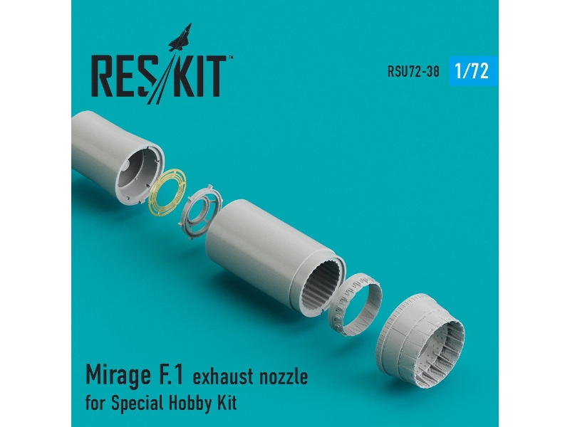 Mirage F.1 Exhaust Nozzle For Special Hobby Kit - zdjęcie 1 Mirage F.1 Exhaust Nozzle For Special Hobby Kit - zdjęcie 1