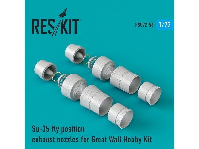 Su-35 Fly Position Exhaust Nozzles For Great Wall Hobby Kit - zdjęcie 1
