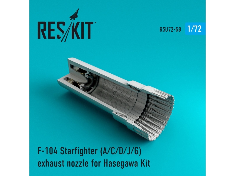 F-104 Starfighter (A/C/D/J/G) Exhaust Nozzle For Hasegawa Kit - zdjęcie 1 F-104 Starfighter (A/C/D/J/G) Exhaust Nozzle For Hasegawa Kit - zdjęcie 1