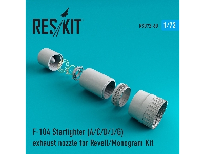 F-104 Starfighter (A/C/D/J/G) Exhaust Nozzle For Revell/Monogram Kit - zdjęcie 2