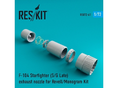F-104 Starfighter (S/G Late) Exhaust Nozzle For Revell/Monogram Kit - zdjęcie 2