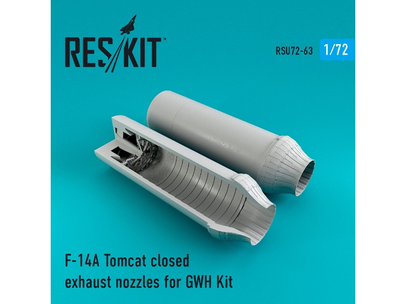 F-14a Tomcat Closed Exhaust Nozzles For Gwh Kit - zdjęcie 1 F-14a Tomcat Closed Exhaust Nozzles For Gwh Kit - zdjęcie 1