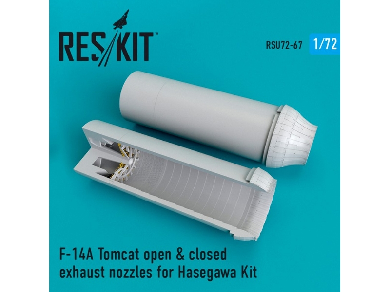 F-14a Tomcat Open & Closed Exhaust Nozzles For Hasegawa Kit - zdjęcie 1 F-14a Tomcat Open & Closed Exhaust Nozzles For Hasegawa Kit - zdjęcie 1