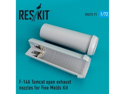 F-14a Tomcat Open Exhaust Nozzles For Fine Molds Kit - zdjęcie 1