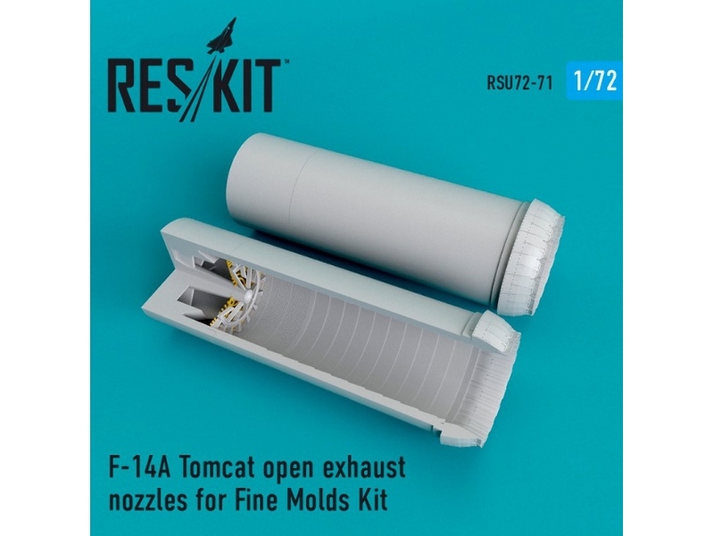 F-14a Tomcat Open Exhaust Nozzles For Fine Molds Kit - zdjęcie 1 F-14a Tomcat Open Exhaust Nozzles For Fine Molds Kit - zdjęcie 1