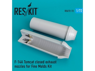 F-14a Tomcat Closed Exhaust Nozzles For Fine Molds Kit - zdjęcie 1