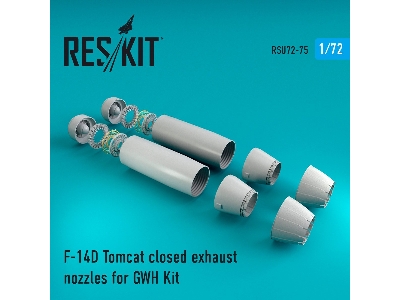 F-14d Tomcat Closed Exhaust Nozzles For Gwh Kit - zdjęcie 1