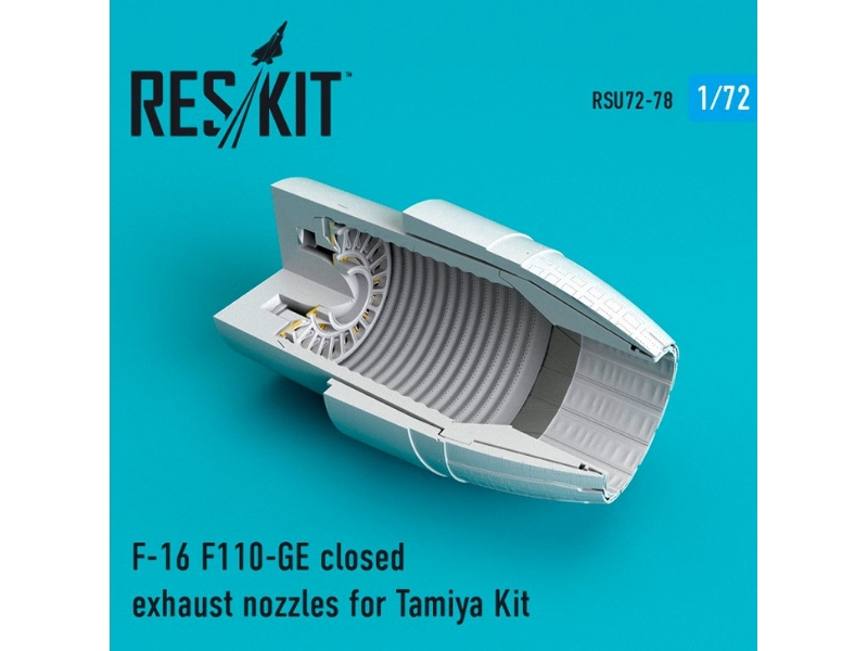 F-16 F110-ge Closed Exhaust Nozzles For Tamiya Kit - zdjęcie 1 F-16 F110-ge Closed Exhaust Nozzles For Tamiya Kit - zdjęcie 1