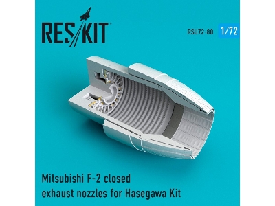 Mitsubishi F-2 Closed Exhaust Nozzles For Hasegawa Kit - zdjęcie 1