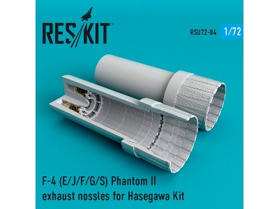 F-4 Phantom Ii (E/J/F/G/S) Exhaust Nossles For Hasegawa Kit - zdjęcie 1