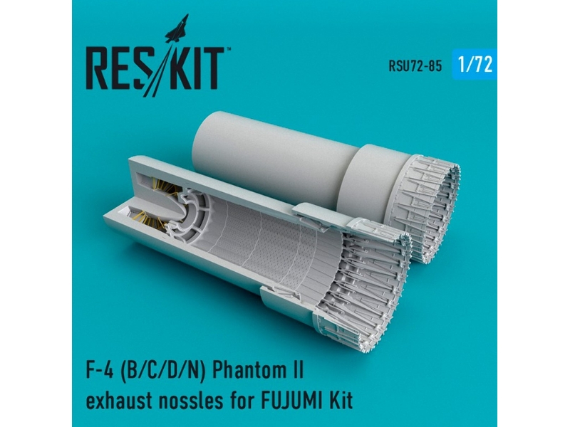 F-4 Phantom Ii (B/C/D/N) Exhaust Nossles For Fujumi Kit - zdjęcie 1