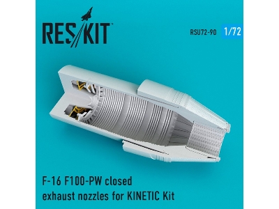 F-16 F100-pw Closed Exhaust Nozzles For KinetiC Kit - zdjęcie 1