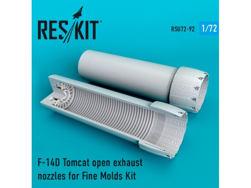 F-14d Tomcat Open Exhaust Nozzles For Fine Molds Kit - zdjęcie 1 F-14d Tomcat Open Exhaust Nozzles For Fine Molds Kit - zdjęcie 1