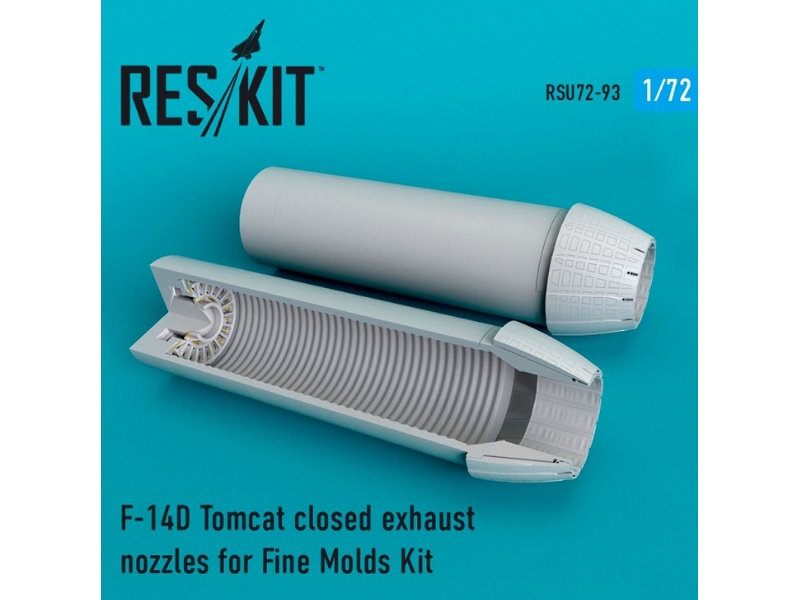 F-14d Tomcat Closed Exhaust Nozzles For Fine Molds Kit - zdjęcie 1