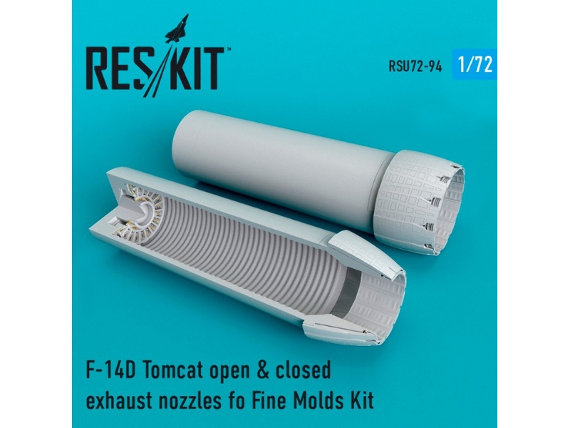 F-14d Tomcat Open & Closed Exhaust Nozzles Fo Fine Molds Kit - zdjęcie 1 F-14d Tomcat Open & Closed Exhaust Nozzles Fo Fine Molds Kit - zdjęcie 1