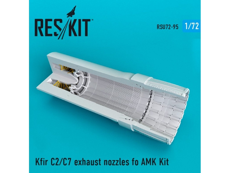 Kfir C2/C7 Exhaust Nozzles Fo Amk Kit - zdjęcie 1 Kfir C2/C7 Exhaust Nozzles Fo Amk Kit - zdjęcie 1