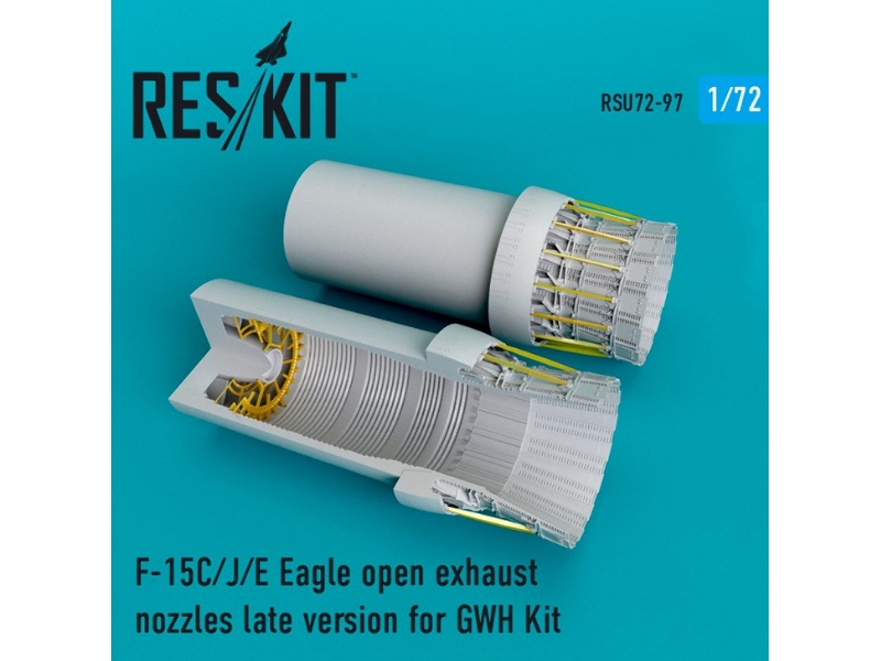 F-15c/J/E Eagle Open Exhaust Nozzles Late Version For Gwh Kit - zdjęcie 1 F-15c/J/E Eagle Open Exhaust Nozzles Late Version For Gwh Kit - zdjęcie 1