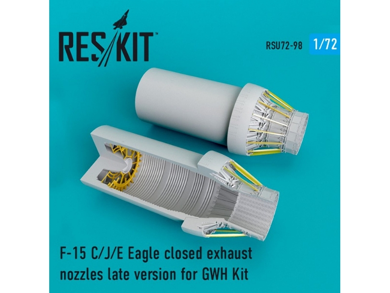 F-15 C/J/E Eagle Closed Exhaust Nozzles Late Version For Gwh Kit - zdjęcie 1 F-15 C/J/E Eagle Closed Exhaust Nozzles Late Version For Gwh Kit - zdjęcie 1