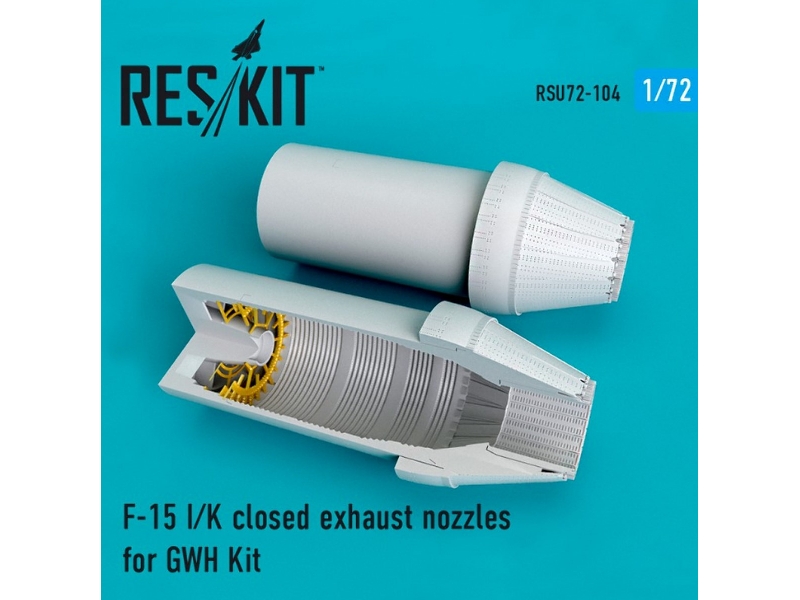 F-15 I/K Closed Exhaust Nozzles For Gwh Kit - zdjęcie 1