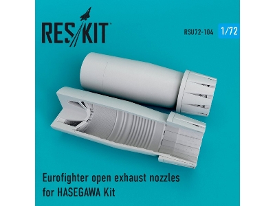 Eurofighter Open Exhaust Nozzles For Hasegawa Kit - zdjęcie 1