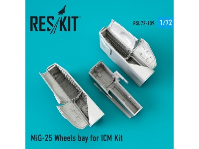 Mig-25 Wheels Bay For Icm Kit - zdjęcie 1