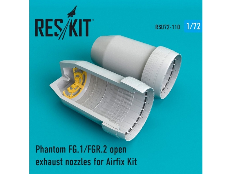 Phantom Fg.1/Fgr.2 Open Exhaust Nozzles For Airfix Kit - zdjęcie 1 Phantom Fg.1/Fgr.2 Open Exhaust Nozzles For Airfix Kit - zdjęcie 1