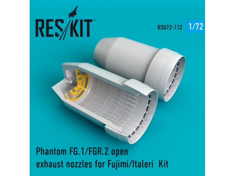 Phantom Fg.1/Fgr.2 Open Exhaust Nozzles For Fujimi/Italeri Kit - zdjęcie 1