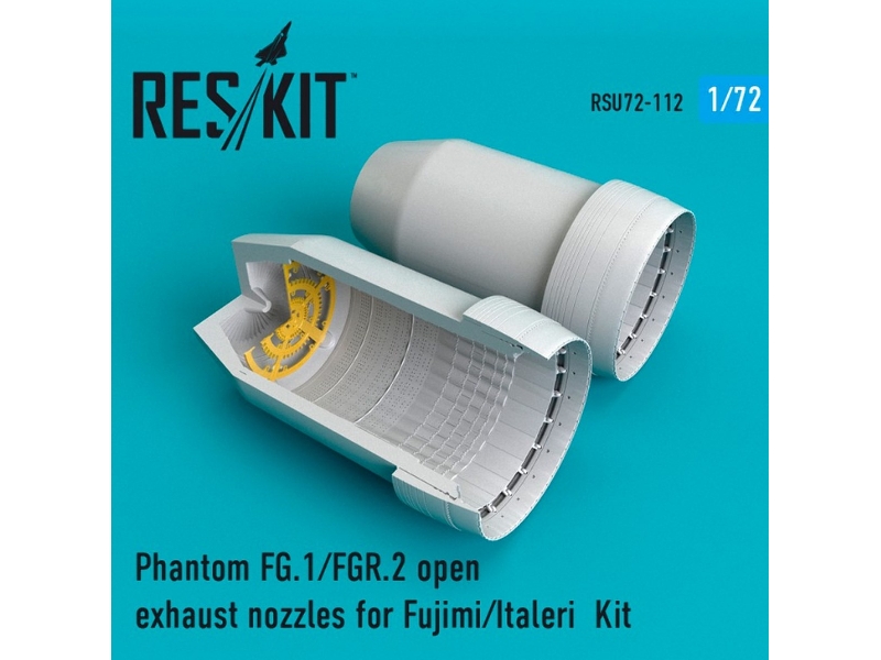 Phantom Fg.1/Fgr.2 Open Exhaust Nozzles For Fujimi/Italeri Kit - zdjęcie 1 Phantom Fg.1/Fgr.2 Open Exhaust Nozzles For Fujimi/Italeri Kit - zdjęcie 1