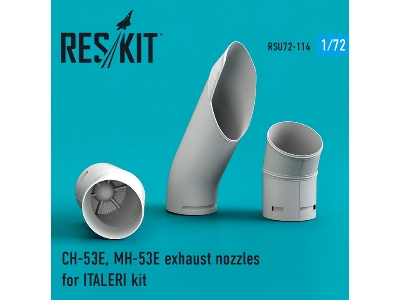 Ch-53e, Mh-53e Exhaust Nozzles For Italeri Kit - zdjęcie 1