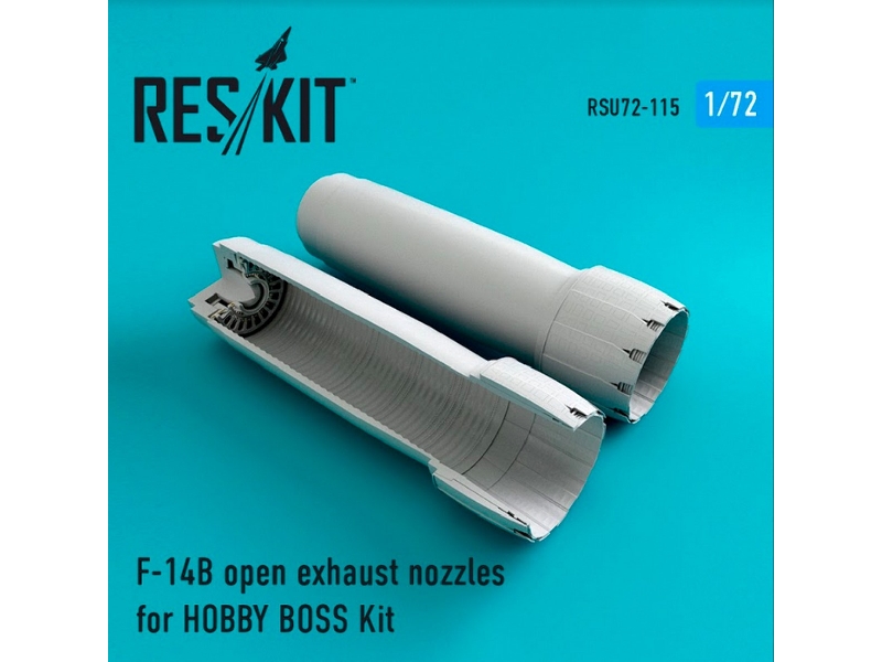 F-14 B/D Open Exhaust Nozzles For Hobby Boss Kit - zdjęcie 1