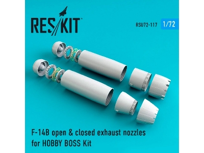 F-14 B/D Open & Closed Exhaust Nozzles For Hobby Boss Kit - zdjęcie 1