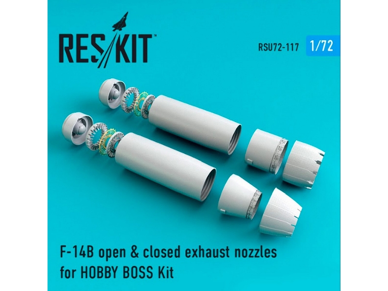 F-14 B/D Open & Closed Exhaust Nozzles For Hobby Boss Kit - zdjęcie 1 F-14 B/D Open & Closed Exhaust Nozzles For Hobby Boss Kit - zdjęcie 1