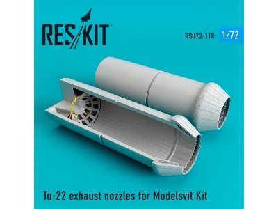 Tu-22 Exhaust Nozzles For Modelsvit Kit - zdjęcie 1