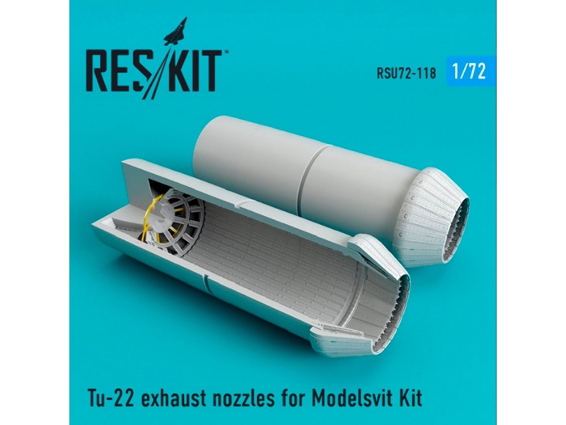 Tu-22 Exhaust Nozzles For Modelsvit Kit - zdjęcie 1 Tu-22 Exhaust Nozzles For Modelsvit Kit - zdjęcie 1