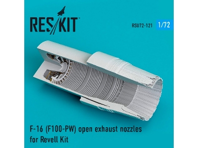 F-16 F100-pw Open Exhaust Nozzles For Revell Kit - zdjęcie 1