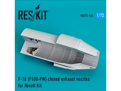 F-16 F100-pw Closed Exhaust Nozzles For Revell Kit - zdjęcie 1