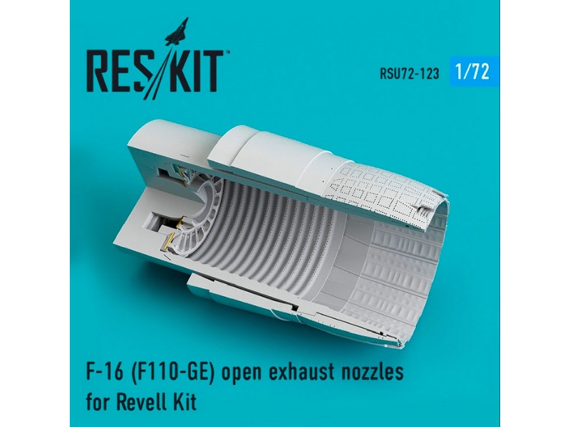F-16 F110-ge Open Exhaust Nozzles For Revell Kit - zdjęcie 1 F-16 F110-ge Open Exhaust Nozzles For Revell Kit - zdjęcie 1