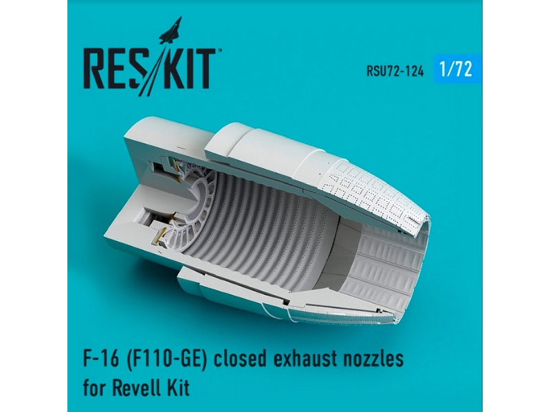 F-16 F110-ge Closed Exhaust Nozzles For Revell Kit - zdjęcie 1 F-16 F110-ge Closed Exhaust Nozzles For Revell Kit - zdjęcie 1
