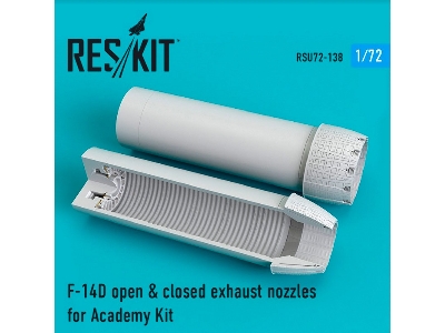 F-14d Open And Closed Exhaust Nozzles For Academy Kit - zdjęcie 1
