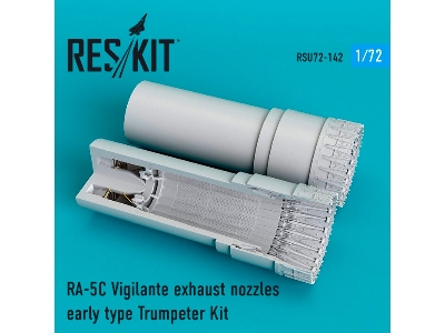 Ra-5c Vigilante Exhaust Nozzles Early Type For Trumpeter Kit - zdjęcie 1