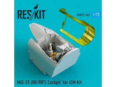 Mig-25 Rb/ Rbt Cockpit For Icm Kit - zdjęcie 2
