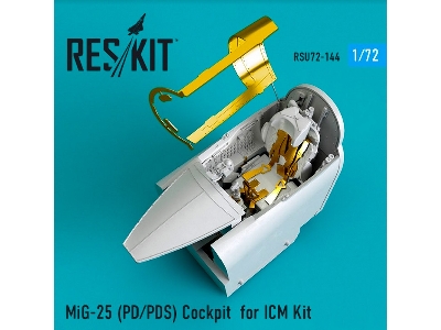 Mig-25 Pd/ Pds Cockpit For Icm Kit - zdjęcie 2