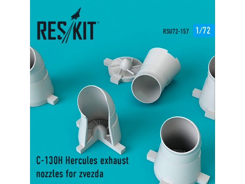 C-130h Hercules Exhaust Nozzles For Zvezda Kit - zdjęcie 1 C-130h Hercules Exhaust Nozzles For Zvezda Kit - zdjęcie 1