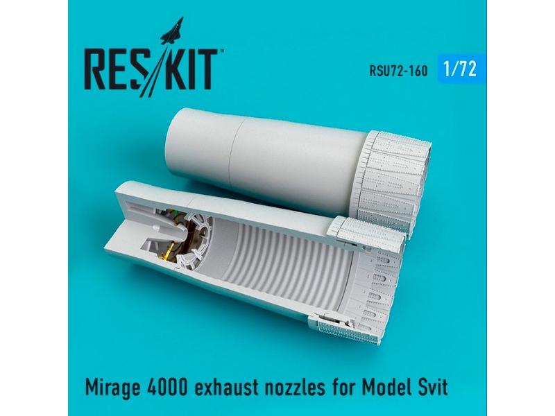 Mirage 4000 Exhaust Nozzles For Model Svit - zdjęcie 1 Mirage 4000 Exhaust Nozzles For Model Svit - zdjęcie 1