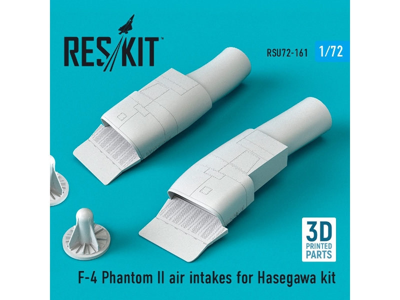 F-4 Phantom Ii Air Intakes For Hasegawa Kit (3d Printing) - zdjęcie 1 F-4 Phantom Ii Air Intakes For Hasegawa Kit (3d Printing) - zdjęcie 1