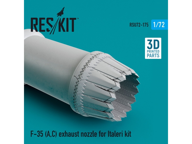 F-35 (A,c) Lightning Ii Exhaust Nozzle For Italeri Kit - zdjęcie 1 F-35 (A,c) Lightning Ii Exhaust Nozzle For Italeri Kit - zdjęcie 1