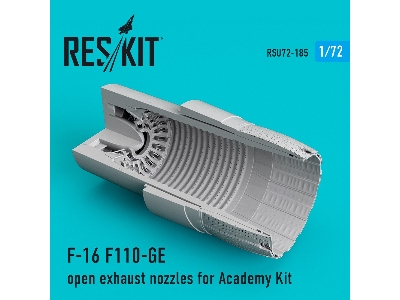 F-16 F110-ge Open Exhaust Nozzles For Academy Kit - zdjęcie 1