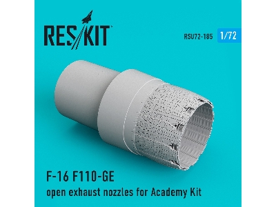 F-16 F110-ge Open Exhaust Nozzles For Academy Kit - zdjęcie 2